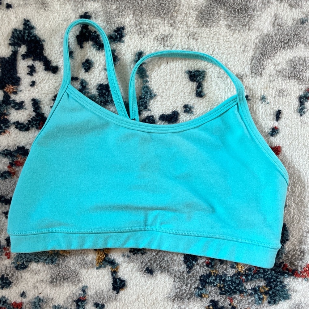 Teal lululemon bra